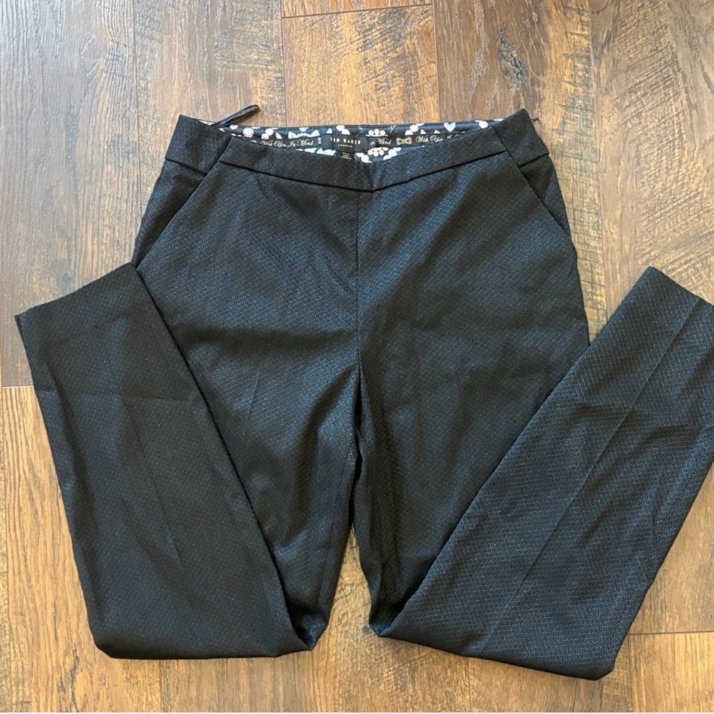 Ted Baker Rait Textured Piqué Tailored Cropped Trousers
